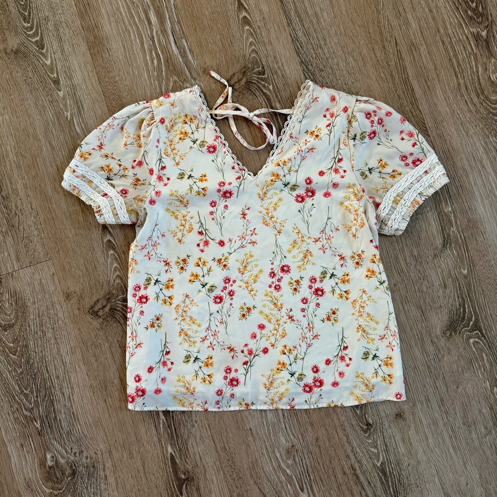 Floral Print Women's Top